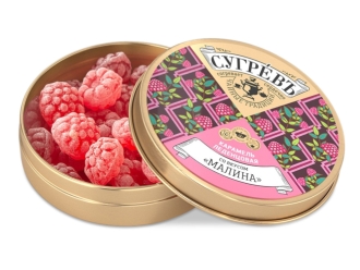 Изображение №1 | Карамель леденцовая со вкусом малины в банке