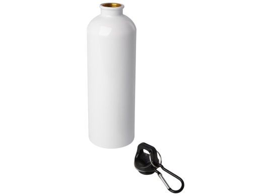 Изображение №3 | Одностенная бутылка для воды с карабином «Oregon», 750 мл (белый)