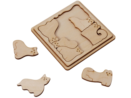 Изображение №8 | Деревянная головоломка «Catgram» (натуральный)