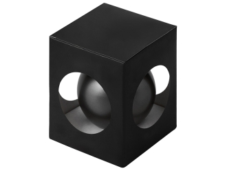 Изображение №2 | Стеклянный елочный шар «Frozi» (черный металлик)