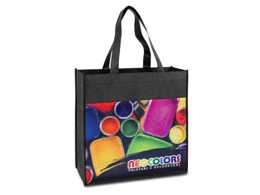 Изображение №2 | Сумка из нетканого материала PET с возможностью полноцветной печати (черный)