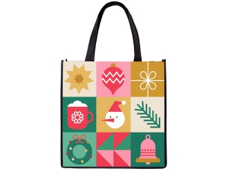 Изображение №2 | Сумка для шопинга с донной складкой и ручкой из нетканого PET материала (разноцветный)