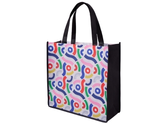 Изображение №7 | Сумка для шопинга с донной складкой и ручкой из нетканого PET материала (разноцветный)