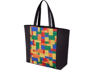 Изображение №6 | Сумка для шопинга с донной складкой и ручкой из нетканого PET материала (разноцветный)