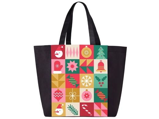 Изображение №2 | Сумка для шопинга с донной складкой и ручкой из нетканого PET материала (разноцветный)