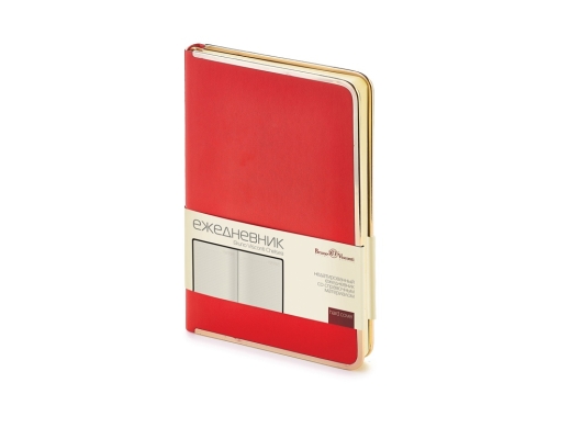 Изображение №7 | Ежедневник недатированный А5 «Chelsea» (красный/золотистый)