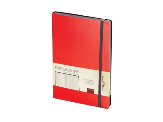 Изображение №1 | Ежедневник недатированный А5 «Megapolis Soft» (красный)