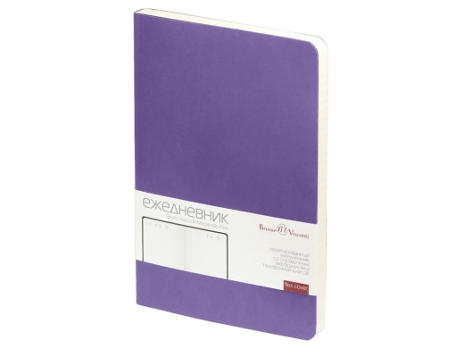 Изображение №1 | Ежедневник недатированный А5 «Megapolis Velvet Flex» (светло-фиолетовый)
