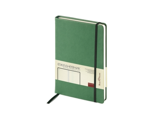 Изображение №1 | Ежедневник недатированный А5 «Megapolis Velvet» A5 (зеленый)
