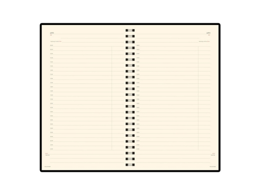 Изображение №2 | Ежедневник недатированный А5 «Milano» (красный)