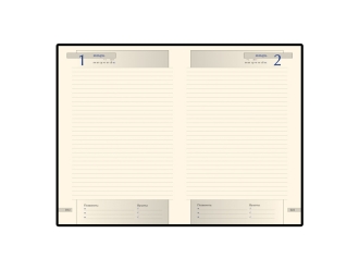 Изображение №2 | Ежедневник А5 полудатированный «Imperium» A5 (коричневый)