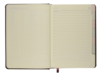 Изображение №8 | Ежедневник недатированный А5 «Velvet Index» с индексами (коричневый)