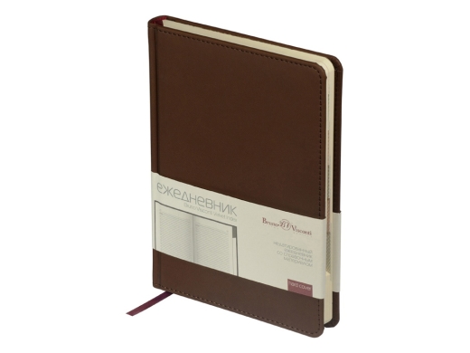Изображение №1 | Ежедневник недатированный А5 «Velvet Index» с индексами (коричневый)