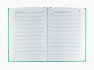 Изображение №2 | Ежедневник недатированный А5 «Velvet» A5 (зефирный мятный)