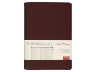 Изображение №3 | Еженедельник недатированный А5 «Concept» A5 (бордовый)