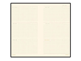 Изображение №2 | Еженедельник недатированный А6 «Metropol» A6 (оранжевый)