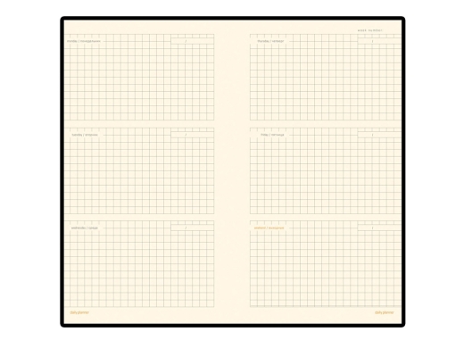 Изображение №2 | Еженедельник недатированный А6 «Metropol» A6 (оранжевый)