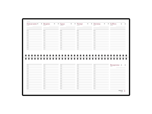 Изображение №2 | Планинг недатированный «Sidney Nebraska» (коричневый)