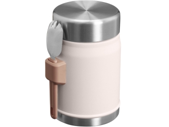 Изображение №2 | Банка для еды с ложкой-вилкой Stanley Legendary, 400 мл (розовый)