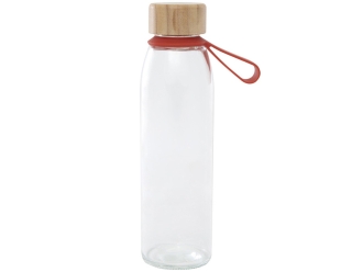 Изображение №2 | Стеклянная бутылка для воды «Porto», 500мл (прозрачный, красный кирпичный)