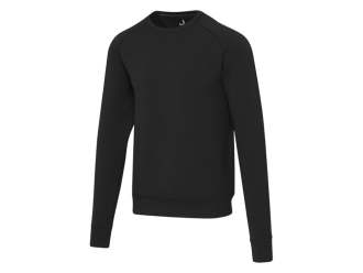 Изображение №1 | Спортивный свитер с круглым вырезом «Yukon» из интерлока, унисекс XS (черный)