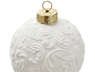 Изображение №3 | Шар новогодний (белый)