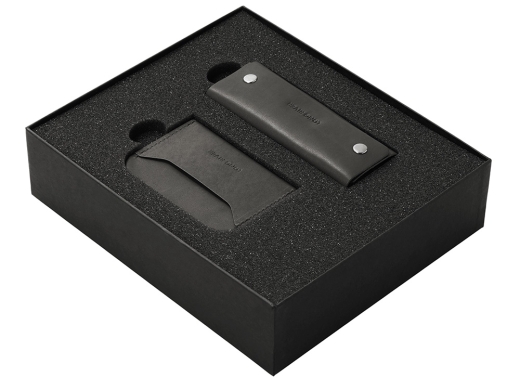 Изображение №2 | Подарочный набор Long River: картхолдер, ключница С лого (черный)