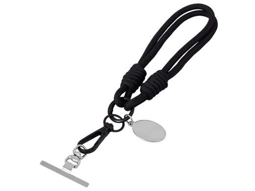 Изображение №1 | Брелок-браслет «Bohemian» с держателем для телефона (черный)