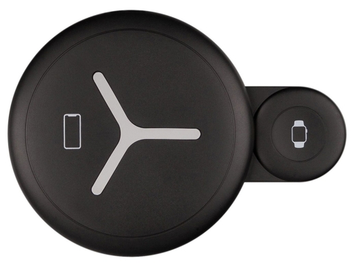 Изображение №2 | Беспроводное зарядное устройcтво «NEO Qwatch» для часов и смартфона (черный)