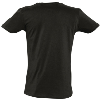 Изображение №2 | Футболка мужская с глубоким V-обр. вырезом Master 150, черная, размер S