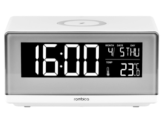 Изображение №2 | Часы с беспроводным зарядным устройством «Timebox 2» (белый)