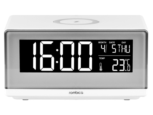 Изображение №2 | Часы с беспроводным зарядным устройством «Timebox 2» (белый)
