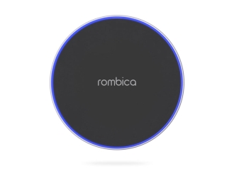 Изображение №2 | Беспроводное зарядное устройство «NEO Core Quick» c быстрой зарядкой с логотипом Rombica (черный)