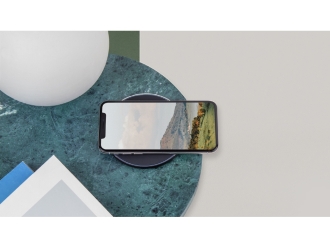 Изображение №5 | Беспроводное зарядное устройство «NEO Core Quick» c быстрой зарядкой с логотипом Rombica (черный)