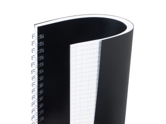 Изображение №5 | Блокнот А5 в пластиковой обложке (черный)