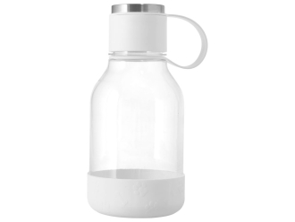 Изображение №1 | Бутылка для воды 2-в-1 «Dog Bowl Bottle» для питомцев, 1500 мл, с гравировкой на крышке (белый)