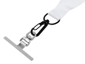 Изображение №4 | Лента под сублимацию для телефона с замком обрыва, 2 см (белый)