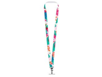 Изображение №3 | Лента под сублимацию для телефона с 2-мя карабинами, 2 см (белый)