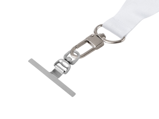 Изображение №4 | Лента под сублимацию для телефона с замком обрыва, 2,5 см (белый)