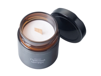 Изображение №3 | Свеча ароматическая «Noella», пряный цитрус (коричневый)