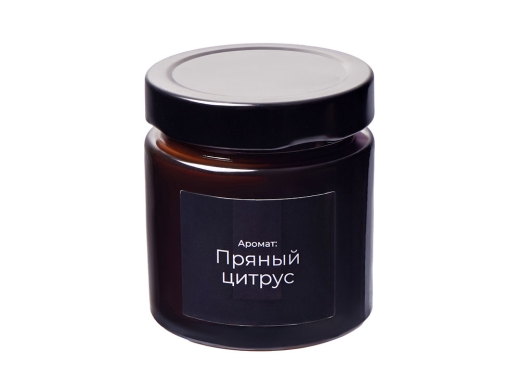 Изображение №1 | Свеча ароматическая «Noella», пряный цитрус (коричневый)
