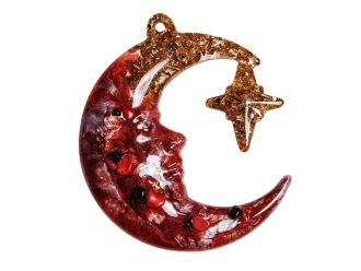 Изображение №4 | Елочная игрушка Полумесяц (Гранат (красный))