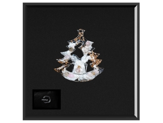 Изображение №2 | Елочная игрушка Ель (Розовый кварц)