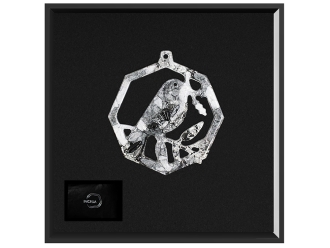 Изображение №2 | Елочная игрушка Снегирь (Обсидиан (серый))