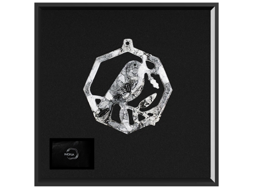 Изображение №2 | Елочная игрушка Снегирь (Обсидиан (серый))