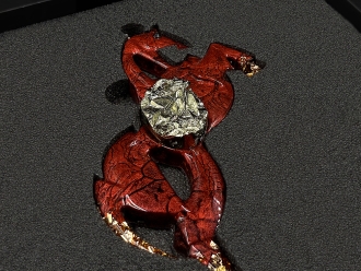 Изображение №4 | Елочная игрушка Лошадь (Гранат (красный))