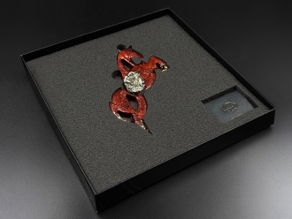 Изображение №5 | Елочная игрушка Лошадь (Гранат (красный))