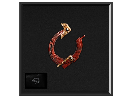 Изображение №2 | Елочная игрушка Подкова (Гранат (красный))