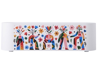 Изображение №2 | Увлажнитель с эффектом пламени «Flame» с УФ-печатью DTF (белый)