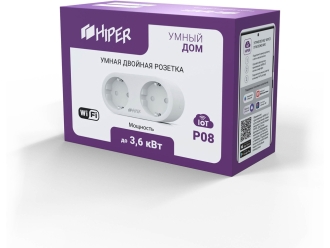 Изображение №3 | Умная двойная розетка «IoT P08» (белый)